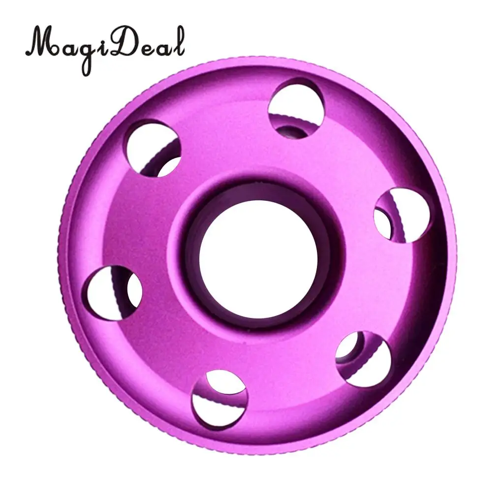 MagiDeal Durable Aluminum Scuba Diving Finger Spool Dive Reel Snorkeling Guide Line Spool for Water Sports Snorkeling Accessory