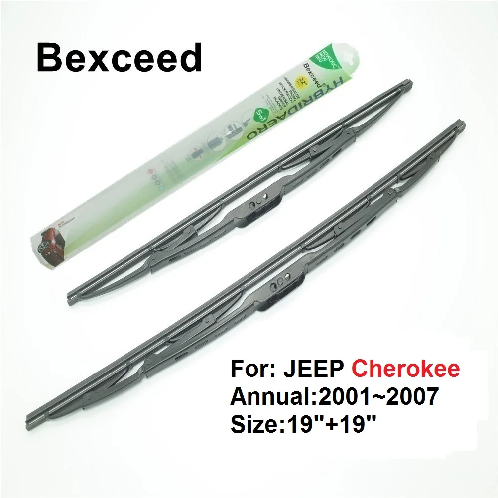 Wiper Blade For JEEP Cherokee 20012007 19"+19" Bexceed of Car