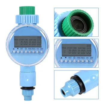 

1x AC Garden Water Timer Auto Water Saving Irrigation Controller LCD Digital Watering Timer US Plug