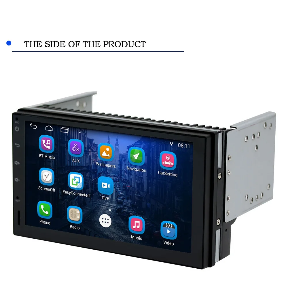 Perfect 2 Din Car Radio GPS Navigation Android 6.0 Car Audio Player Touch Screen Quad Core Car radio USB Bluetooth Player Autoradio 0 Perfect 2 Din Car Radio GPS Navigation Android 6.0 Car Audio Player Touch Screen Quad Core Car radio USB Bluetooth Player Autoradio 0