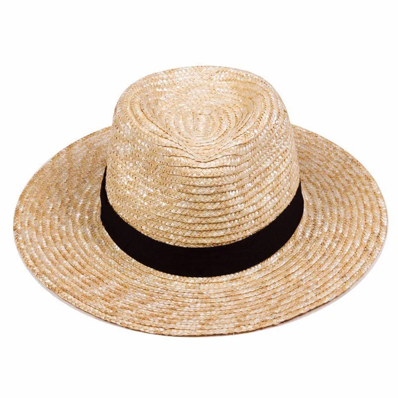 Мужская Beach Sun Hat UPF50 + Плетеная соломенная широкий джазования с полями Кепки для Для женщин Для мужчин Лето Fedora путешествия Кепки