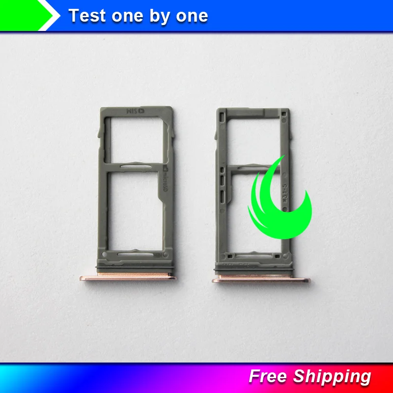 

2pcs/Lot New Original For Samsung Galaxy S9 G960 Dual/Single SIM Card Slot SD Card Tray Holder Adapter Replacement