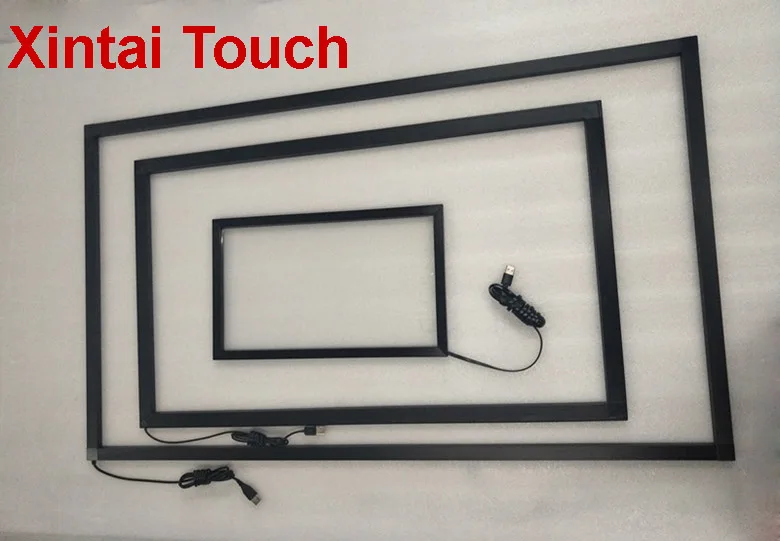 Xintai Touch 23,8 ''10 точек инфракрасная Мульти Сенсорная панель, комплект сенсорного экрана, ИК сенсорная рамка для монитора/светодиодный/lcd