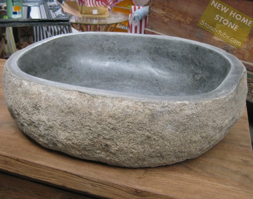 marble stone bathroom vessel sink