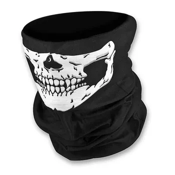 

Seamless Multifunction Skull Motorcycle Tube Scarf Headwear Skull Face Shield Magic Seamless Bandana Headwear