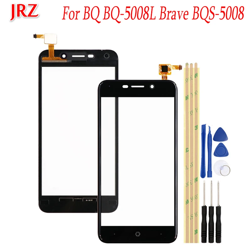 

5.0 inch For BQ BQ-5008L Brave BQ-5008 BQS-5008L BQS-5008 Phone Touch Screen Front Glass Lens Touch Panel Sensor Digitizer+Tool