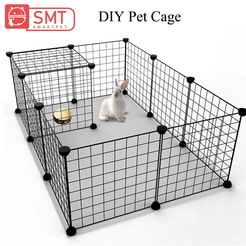 SMARTPET ограждения для домашних животных клетка для собак манеж железная сетка для кошек щенков питомник дом комбинация животное птица кролик игровая комната