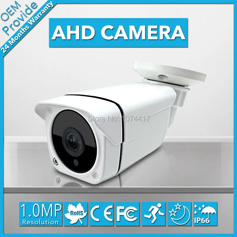 

AHD6100LQ-E HD AHD Camera CCTV 720P IR Surveillance Bullet Indoor Camera Security Camera IR CUT free shipping