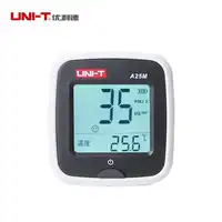 UNI T A25M Digital Air Quality meter laser PM2.5 Detector Gas Analyzer Temperature Diagnostic tool LCD Backlight USB interface