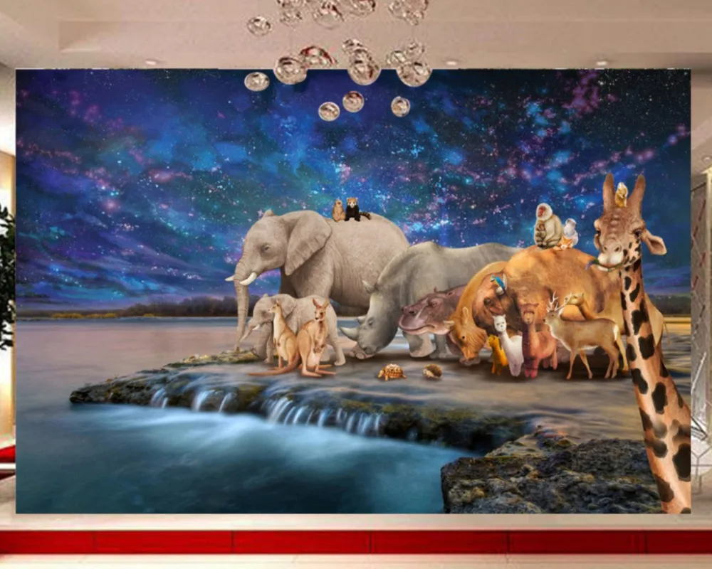 Фото обои динозавр парк животных Юрского периода ТВ гостиная детская декор комнаты обои гостиная 3D Фреска