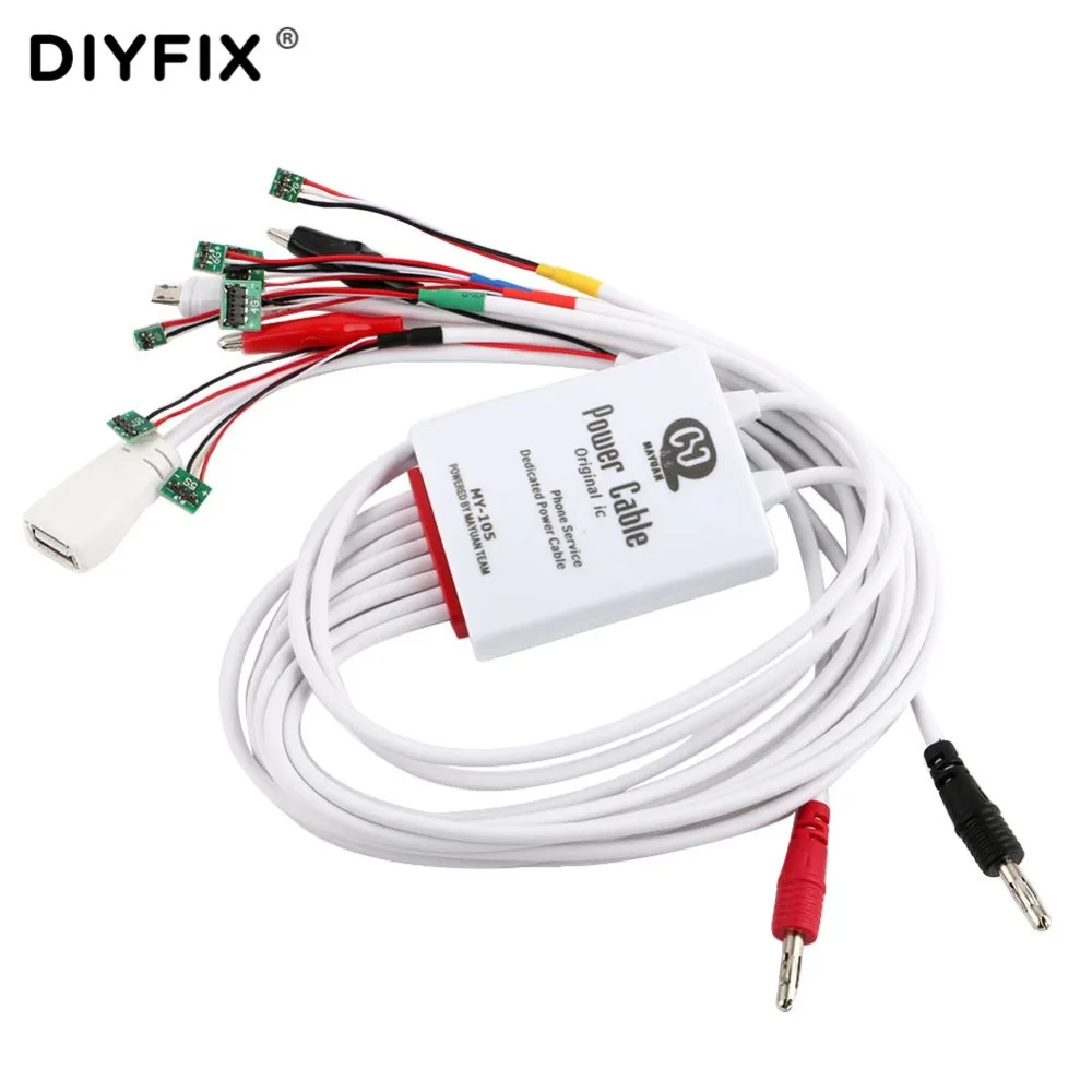 

DIYFIX Professional DC Power Supply Cable Phone Dedicated Power Test Cable for Apple iPhone Logic Board Charging Wire Electrial