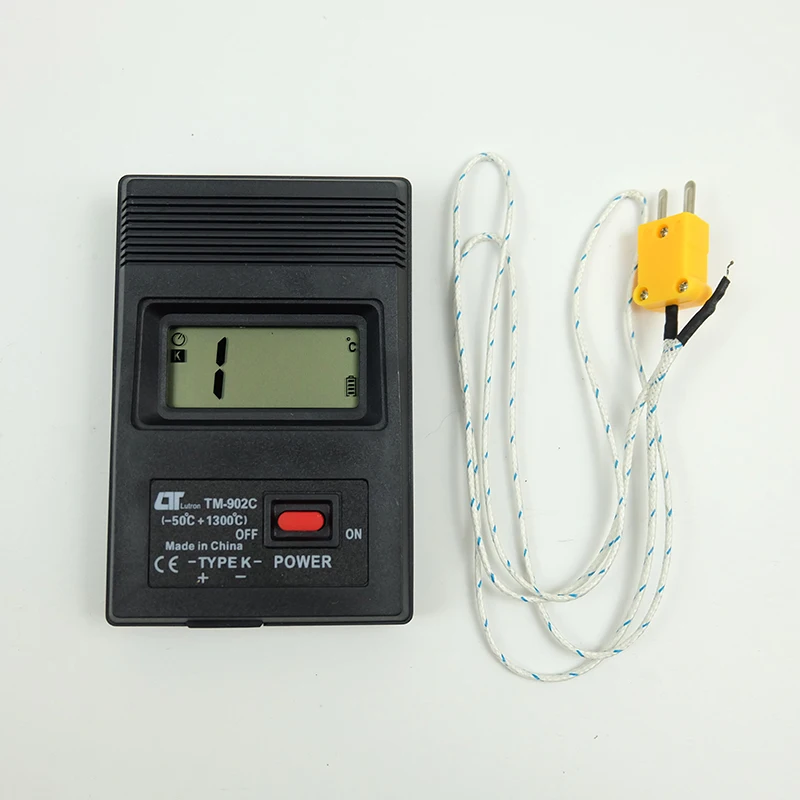 TM902C k-тип цифровой термометр тестер измеритель температуры термопары игольчатый зонд-50C до 1300C