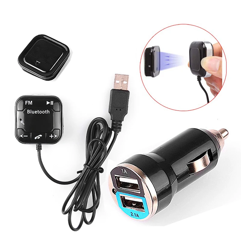 Car Kit BT 760 Bluetooth Audio Receiver Hands free Car Kit for Music