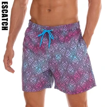 Escatch бренд ES06H мужские шорты для серфинга новые летние купальники с карманами для бега размера плюс XXXL