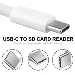 Горячие USB 3,1 Тип C USB-C для SD Card Reader адаптер для samsung huawei Xiaomi MacBook