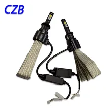 2 шт 20 Вт H1 Hi/Lo 3200LM светодиодный для Philips комплект автомобильных светодиодных фар белая лампа 6500K Быстрая