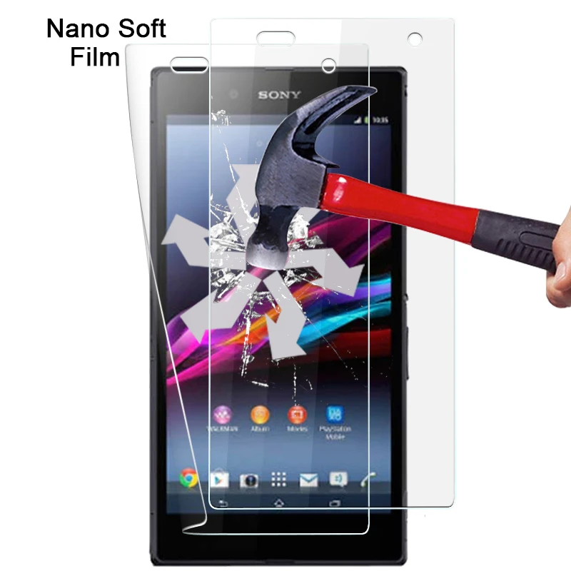 В продаже взрывобезопасная нано мягкая пленка для Sony XL39h Xperia Z Ultra C6802 C6833 6 44 &quotанти