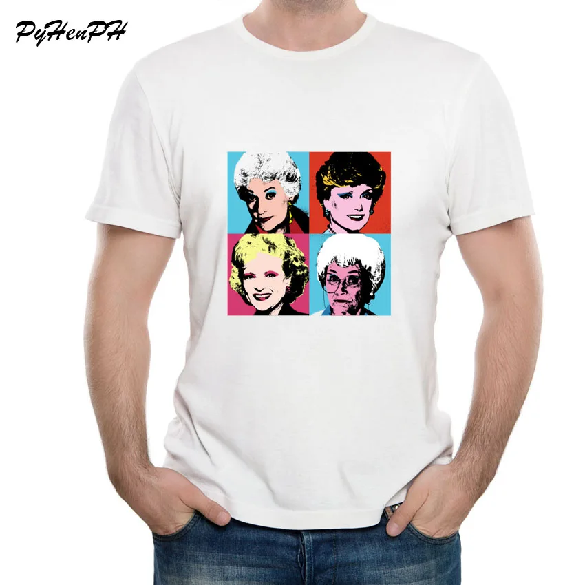 

T-shirt Men 2018 Fashio Golden Girl TV Design Tshirt Streetwear Summer Casual Men's Funny Tshirts Hipster T-shirt Cool Tees