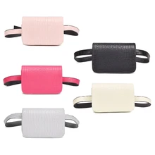 Аллигатор шаблон Последняя мода PU кожа поясная сумка дамы портативный телефон женский пакет