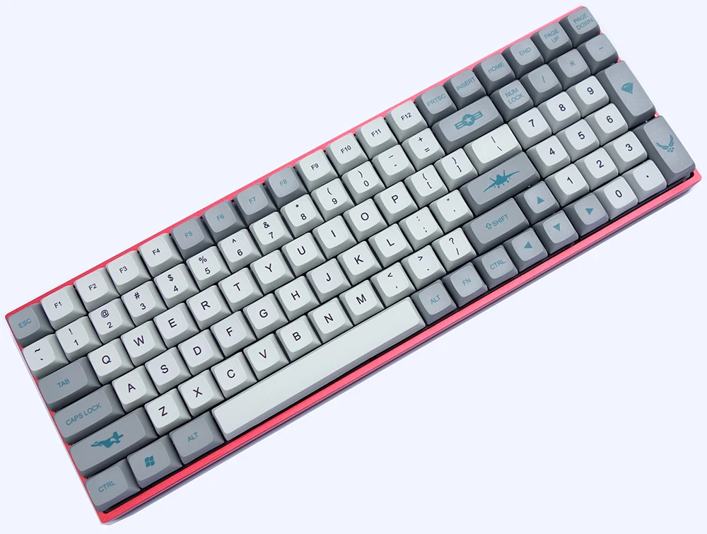 120-key F-22 XDA PBT Dye-subbed keycaps ANSI ISO для Cherry MX переключатели для 64 84 87 96 104 108 механическая клавиатура