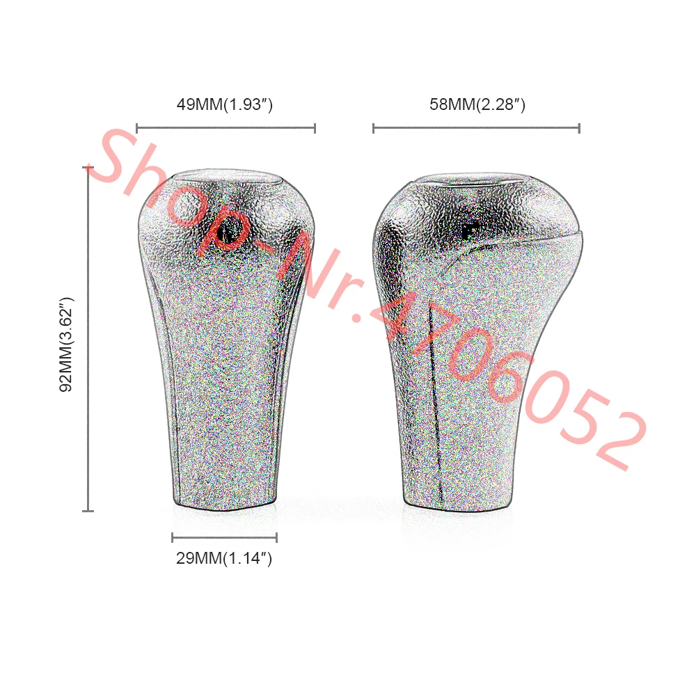 Ручка переключения передач для BMW E90 E91 E92 E60 E61 E63 E87 E81 E82 E53 E83 E84 1 3 5 6 серия Черная