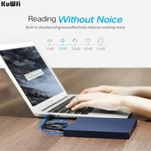 KUWFI USB Optical Drive External USB 2.0 CD/DVD-ROM Combo DVD RW ROM Burner for Dell Lenovo Laptop Windows/Mac OS USB DVD Drive 1 set usb 2 0 to mini sataii 7 6 pin adapter cable for laptop cd dvd rom optical drive high speed