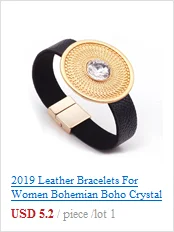 D& D широкий кожаный браслет для женщин богемный Бохо жемчуг металлический Шарм широкий обертывание ювелирный женский браслет подарок