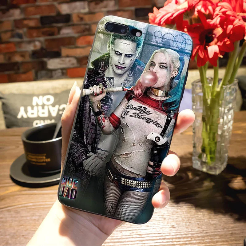 MaiYaCa Harley Quinn отряд самоубийц Джокер подмигивание аксессуары для телефонов Чехол для Apple iPhone 8 7 6 6S Plus X 5 5S SE 11pro max чехол - Цвет: 11