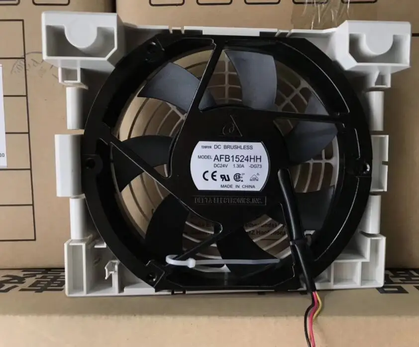 

Original Delta AFB1524HH DC24V 1.3A ultra-thin and super large volume metal violent fan