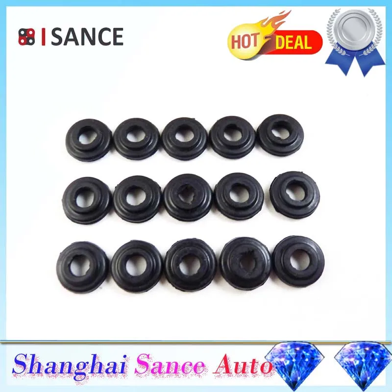 ISANCE Engine Valve Cover Gasket 15 Bolt Seals 11121437395 For BMW E46