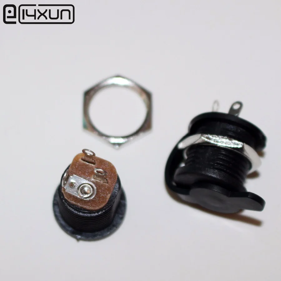 

3sets DC022 5.5*2.1 / 5.5 x 2.1mm DC Power Socket/ DC Connector Panel Mounting DC-022 & waterproof cap