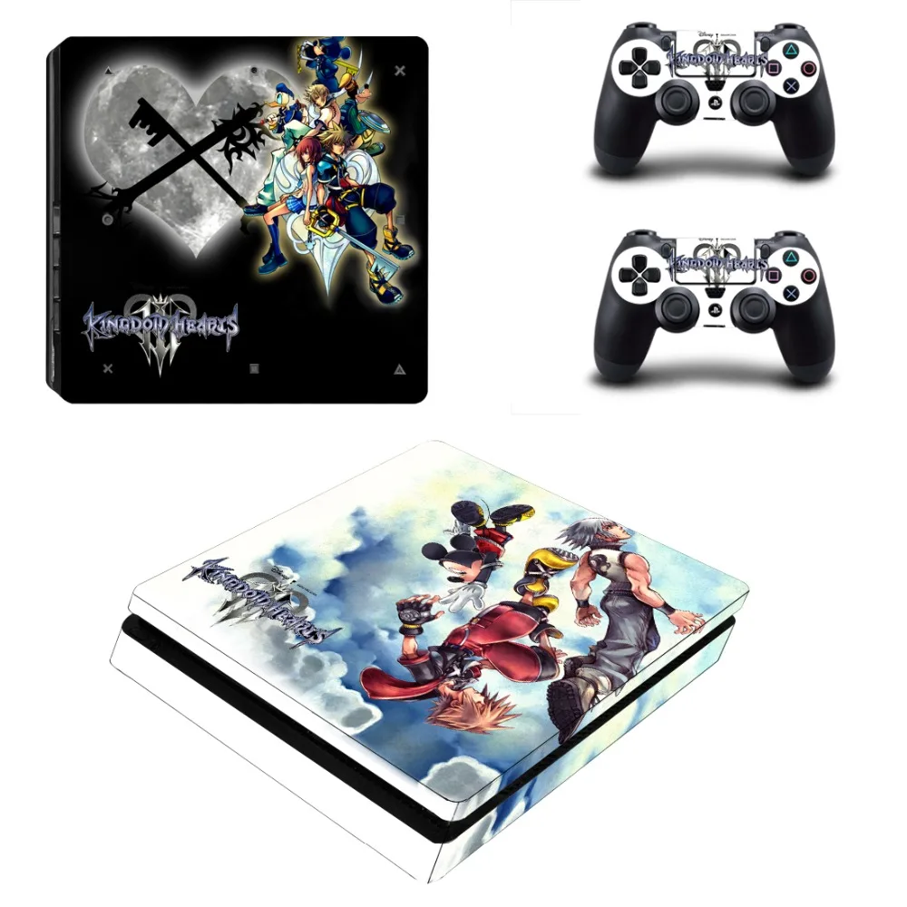 Виниловые наклейки для игровой приставки 4 и 2 контроллеров PS4 Slim Skin|Наклейки| |