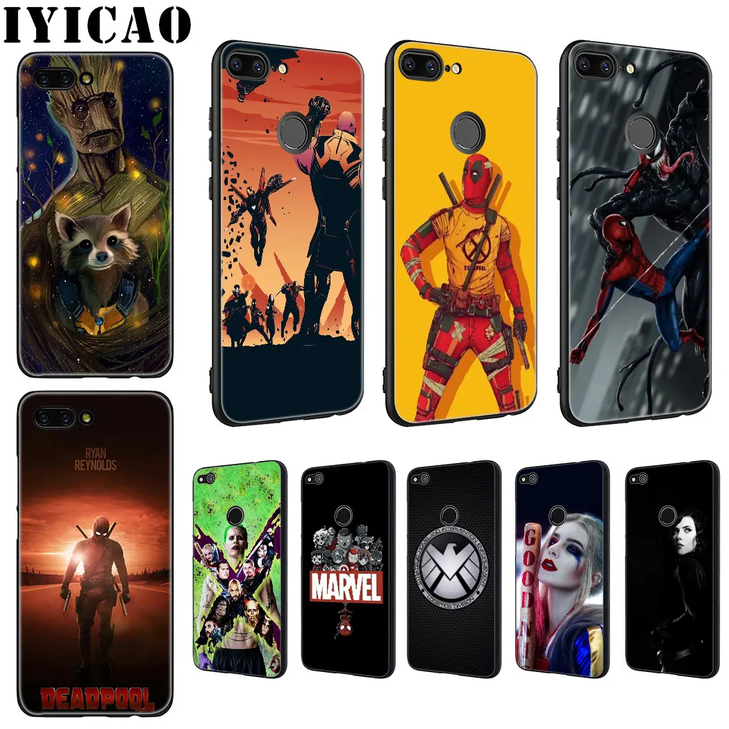 IYICAO Marvel Batman Soft Phone Case for Huawei Honor 6A 7A 9X 20 Pro 7C 7X 8 9 10 Lite 8X 8C Note View |