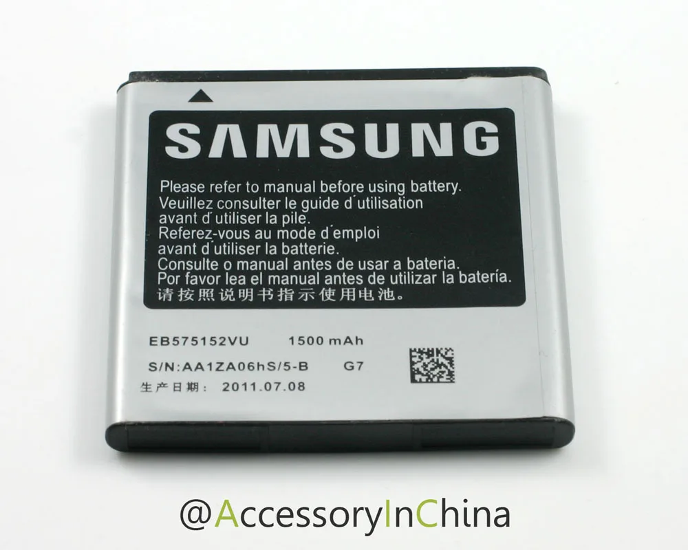 New Original Samsung Galaxy S Standard 1500 mAh Replacement Battery Vibrant T959 