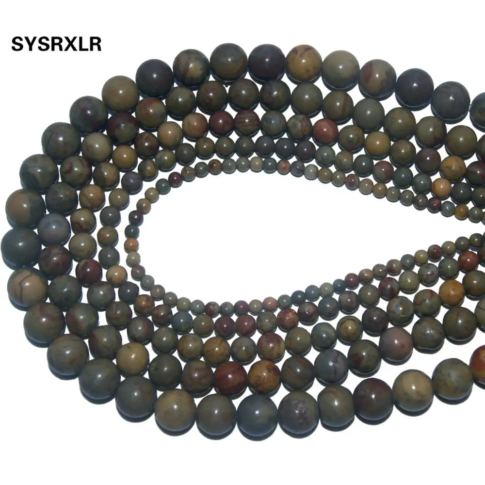 

Wholesale Natural Stone Yellow Rainbow Round Loose Beads For Jewelry Making DIY Necklace Bracelet Material 4 6 8 10 12 MM
