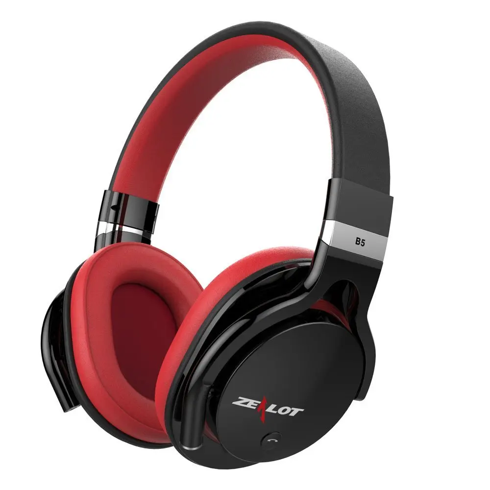 

ZEALOT B5 Bluetooth4.0 Stereo Earphone Headphones with Mic Wireless Headset Over Ear Headphone with Micro-SD Slot for phones