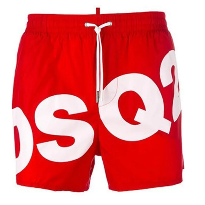 Новые модные мужские летние шорты для спортзала, шорты для фитнеса, бодибилдинга, повседневные крутые штаны, мужские шорты для бега, тренировок, пляжа - Цвет: Red