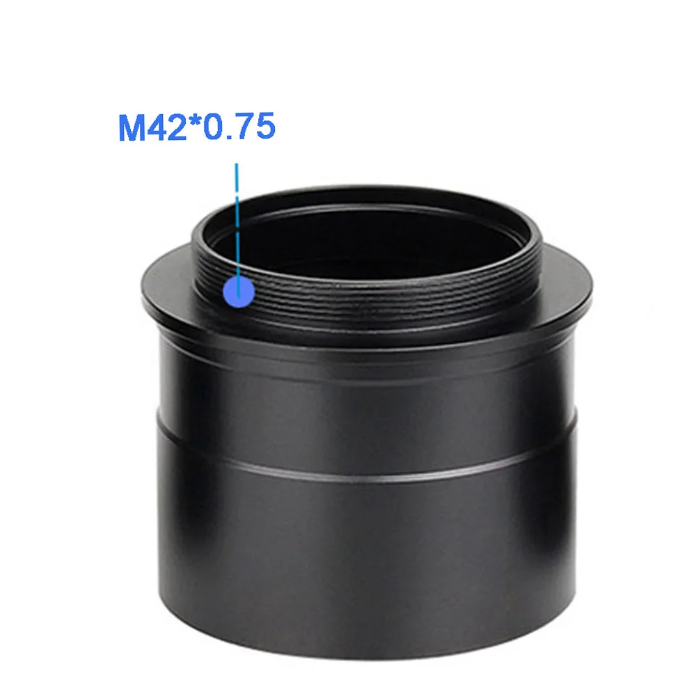 Black 2" to T2 Telescope Eyepiece Mount Adapter w/ Thread