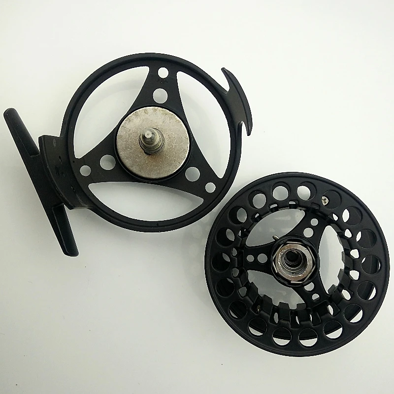 full metal fly fishing reel black flying reels 3/4 5/6 7/8 ice