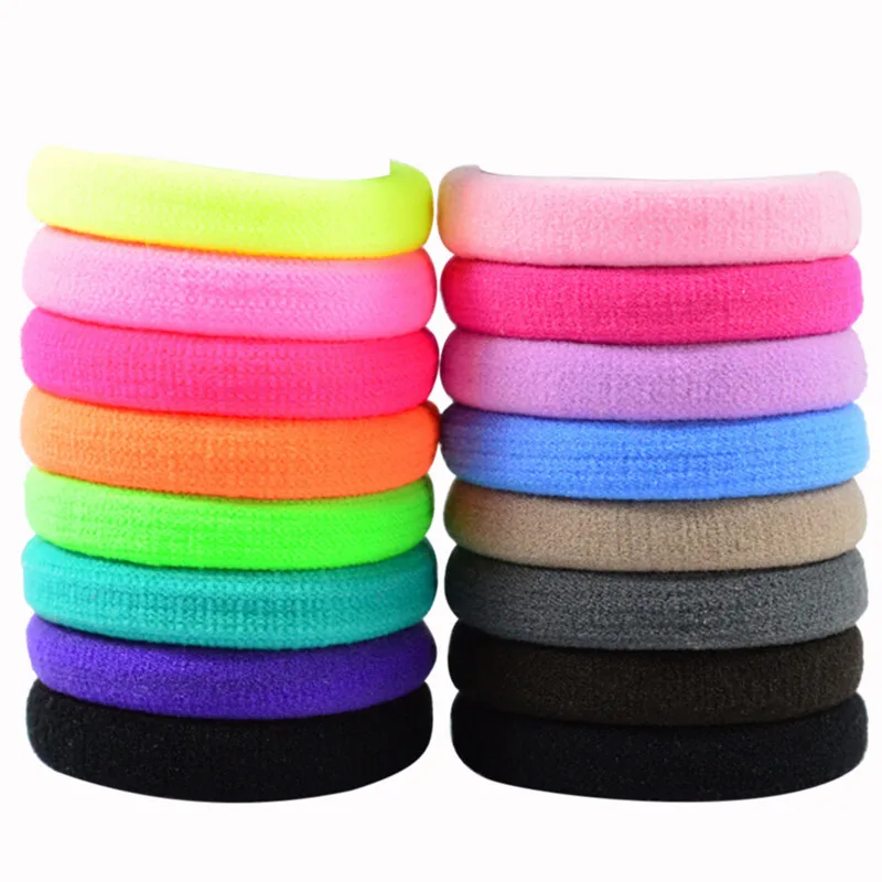 10 Pcs/lot New Selling Mix Color Elastic Ponytail Holders Accessories Girl Women Rubber Bands Tie Gum bride headband