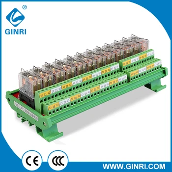 

GINRI JR-12L2 12 Channel PLC Output Amplified Board SPDT Omron Relay Module