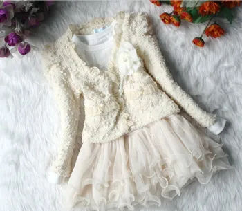 

Anlencool baby girl Coat free Shipping Spring Girl Skirt Suit Bear Kids New Korean Ladies Lace Jumpsuit Weight Baby Clothing Set