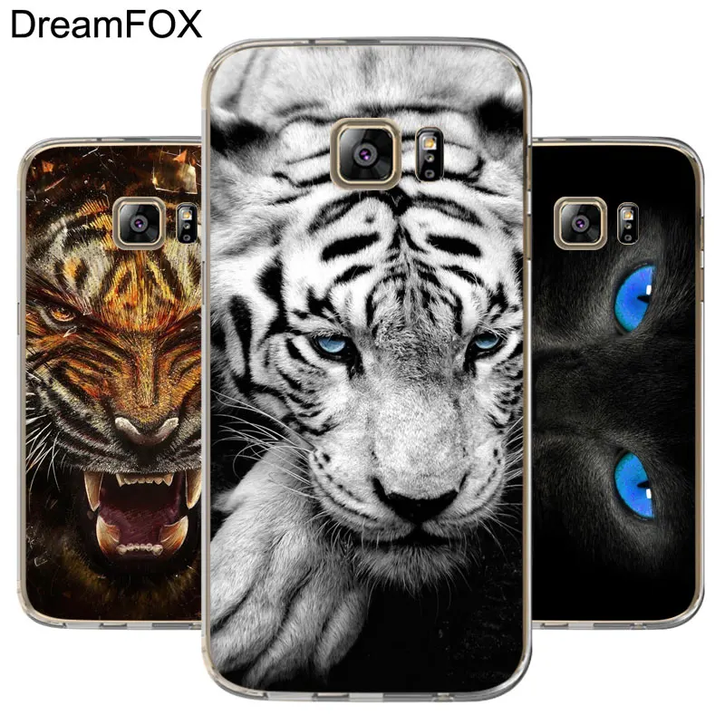 DREAMFOX M437 Леопардовый Тигр Мягкий ТПУ силиконовый чехол для samsung Galaxy Note S 6 7 8 9 10 10e 11