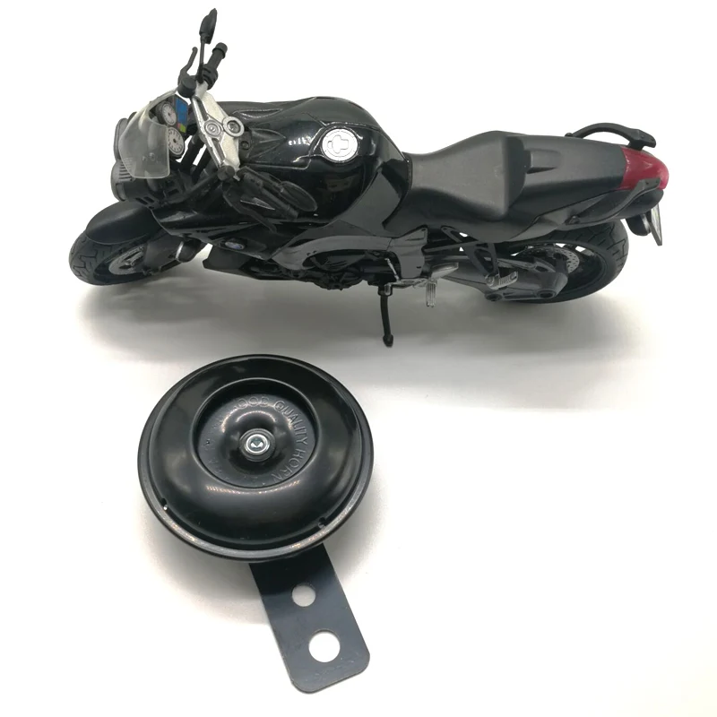 

2019 High Quality 105db Motorcycle Monophonic Horn Scooter Bracket for Motorcycle Electric Bike Black