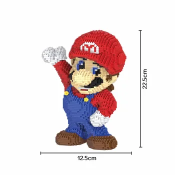 

hot lepining creators japan Classic game character Super Marios figures MOC micro diamond building blocks model bricks toys gift