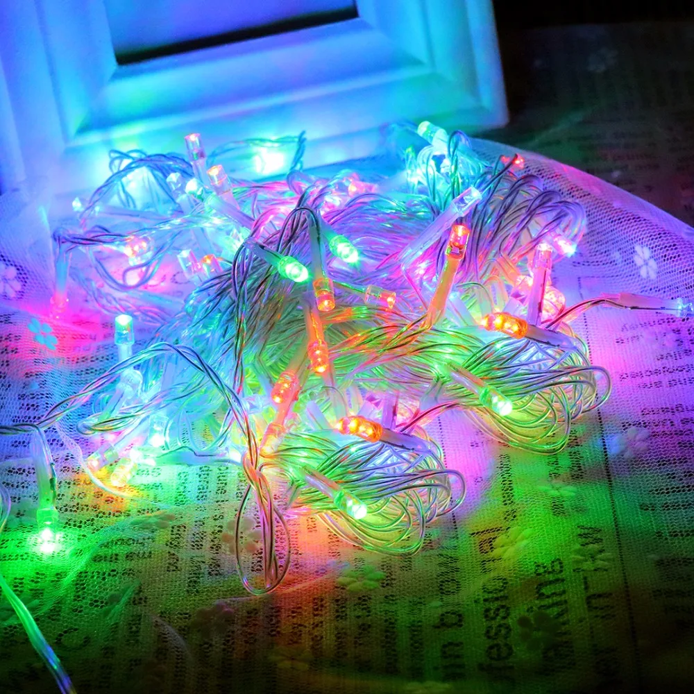200Led guirnalda impermeable Cadena de luz LED luces de Navidad boda Ramadan Diwali decoración del árbol Luce 20 m JQ0 200Led guirnalda impermeable Cadena de luz LED luces de Navidad boda Ramadan Diwali decoración del árbol Luce 20 m JQ0