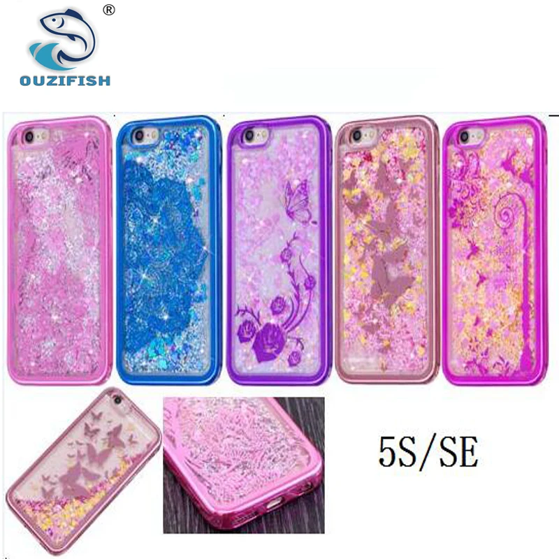 OUZifish покрытие Плывун мягкая ТПУ силиконовый чехол для iPhone 5 5S 5SE ультра тонкий