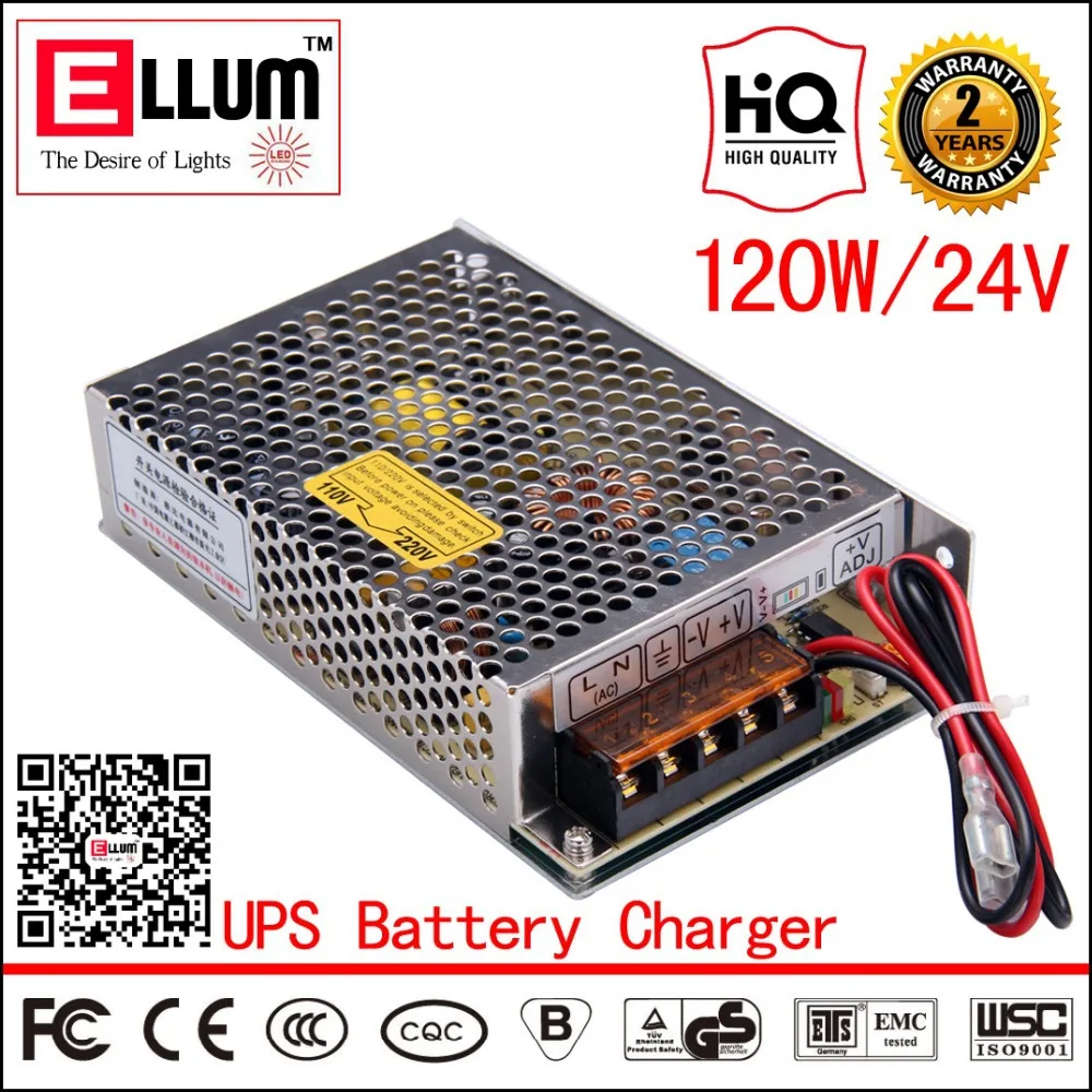 4A UPS 24V Battery Backup Charger AC DC CE ROHS Approval Constant