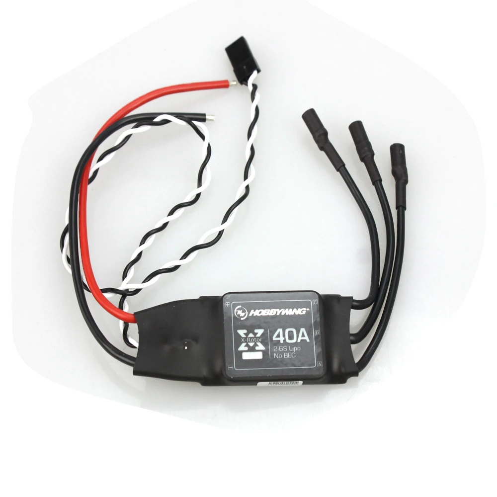 

F17544/7 Hobbywing XRotor 2-6S Lipo 40A /20A /10A Brushless ESC No BEC high refresh rate for Multi-axle aircraft copters