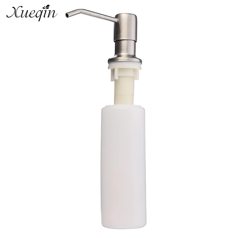 Xueqin Deck Mounted 304 Stainless Steel Pump Kitchen Sink Liquid Xueqin Deck Mounted 304 Stainless Steel Pump Kitchen Sink Liquid Soap Dispenser Bottle Dishwashing Pool Replace In Dispensers From Home
